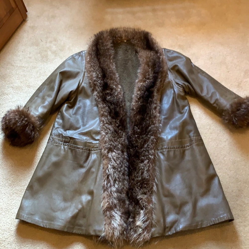 Vintage 60’s Leather Coat